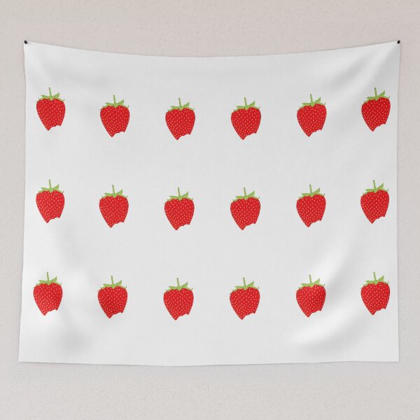 Item preview, Bitten Strawberry  designed and sold by TheWeirdArt01.