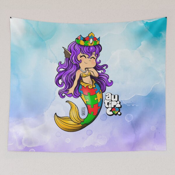 Item preview, Atypical Mermaid | Autism designed and sold by useautipico.