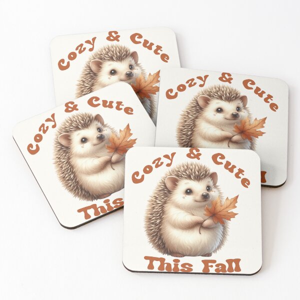 Item preview, Cozy & Cute Hedgehog – Adorable Fall Animal Autumn Design designed and sold by Dantin.