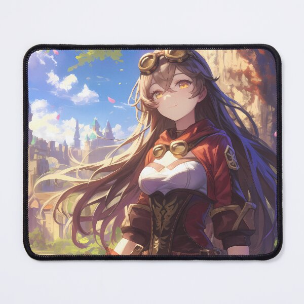 Item preview, Game Amber Genshin Impact Anime Spring Sky Castle Cheerful Explorer designed and sold by earlobejerk.