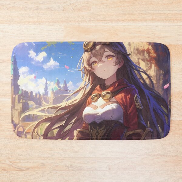 Item preview, Game Amber Genshin Impact Anime Spring Sky Castle Cheerful Explorer designed and sold by earlobejerk.