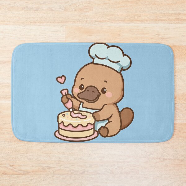 Item preview, Kawaii Pastry Chef Platypus designed and sold by Ahau Designs.