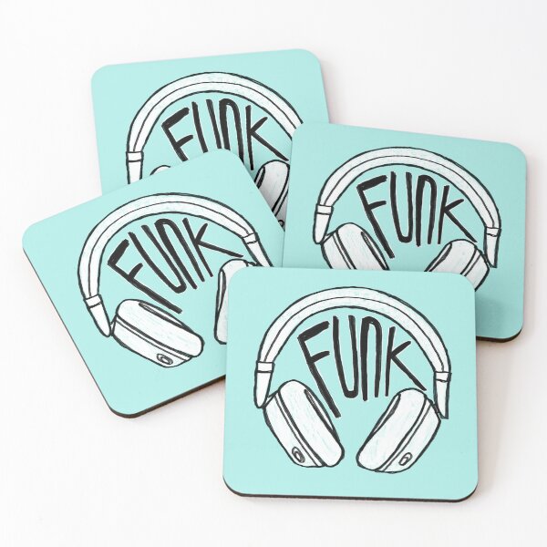 Item preview, Headphones funk music designed and sold by badlydrawnbabe.