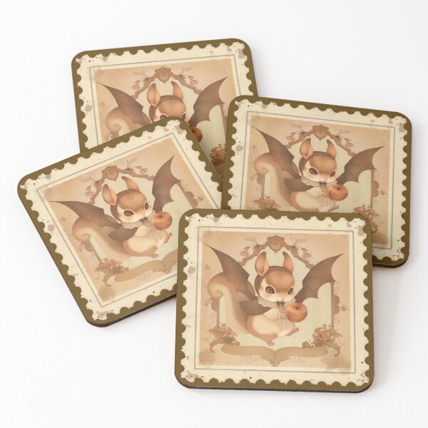 Item preview, Cute Baby Squirrel Vampire Halloween – Spooky Home Décor & Apparel designed and sold by Compass and a Camera.