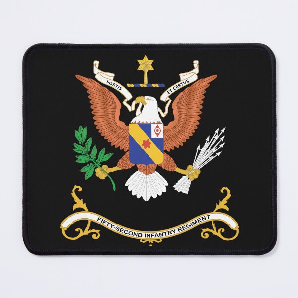 Item preview, Army - Regimental Colors - 52nd Infantry Regiment - FORTIS ET CERTUS X 300 designed and sold by Military Insignia Products.