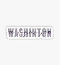 Washington State Slogan Sticker