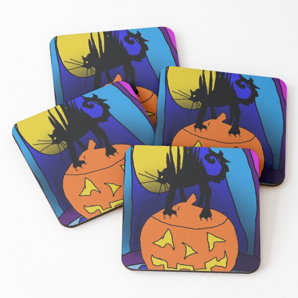 Item preview, Cat On A Pumpkin designed and sold by bloomingvine.