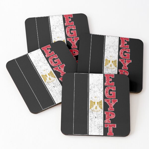 Item preview, Grunge Egypt Flag – Distressed Vintage Egyptian Flag Design | Red Text designed and sold by PearlMoonGrapes.