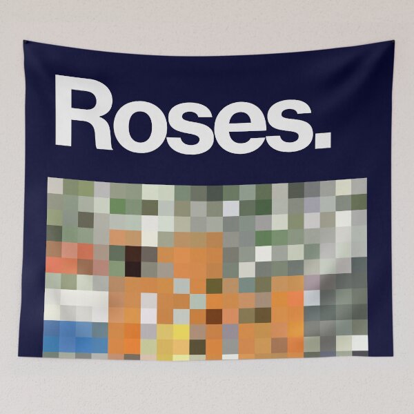 Item preview, Roses in Pixels designed and sold by modernistdesign.
