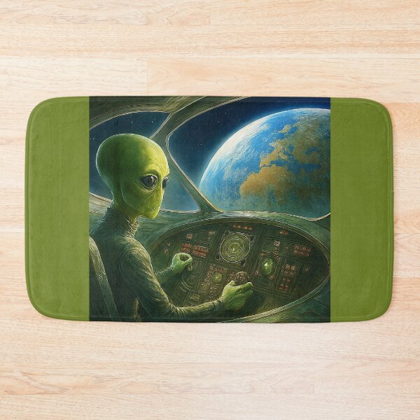Item preview, Alien Space Vehicle Nearing Earth  designed and sold by CarolM.