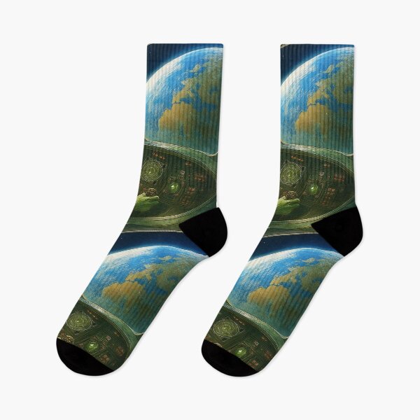 Item preview, Alien Space Vehicle Nearing Earth  designed and sold by CarolM.