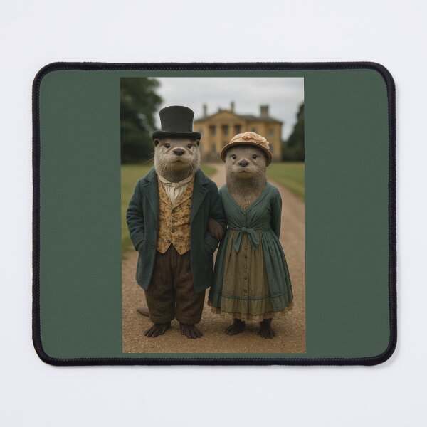 Item preview, Regency Period Otters on Their Country Estate designed and sold by Tridentulus.