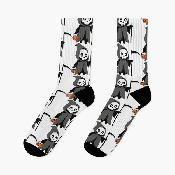 Item preview, Cute Grim Reaper with Pumpkin Lantern for Halloween designed and sold by AFernandesDSG.