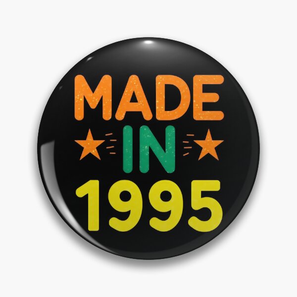 Item preview, Made In 1995 - Retro-Inspired T-Shirt designed and sold by slickywitty.