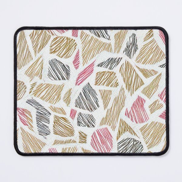 Item preview, Pink Gold Black Terrazzo Pattern designed and sold by SassyArtistry.