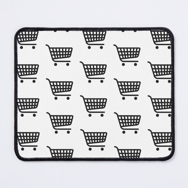 Item preview, Black Shopping Cart Trolley Graphic designed and sold by THP Creative.