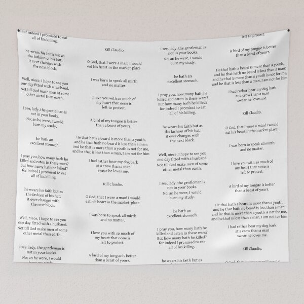 Item preview, Best Beatrice quotes from Much Ado About Nothing designed and sold by introvertcafe.