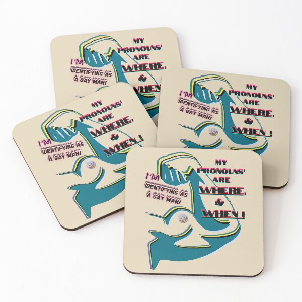 Item preview, My Pronouns', are "Where & When"! designed and sold by LGBT-Shirts Plus.