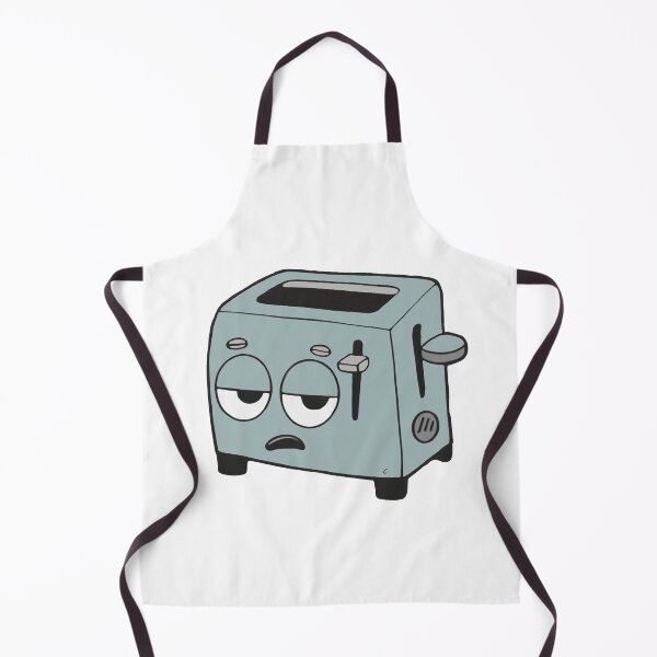 Item preview, Deadpan Toaster Mascot | Burnout Humor Sticker - Clive designed and sold by Moodzu.