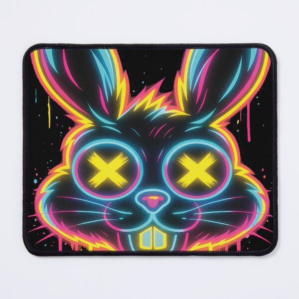 Item preview, Neon Glitch Bunny – Nightlife Vibes Art designed and sold by Yuki2025AZ.