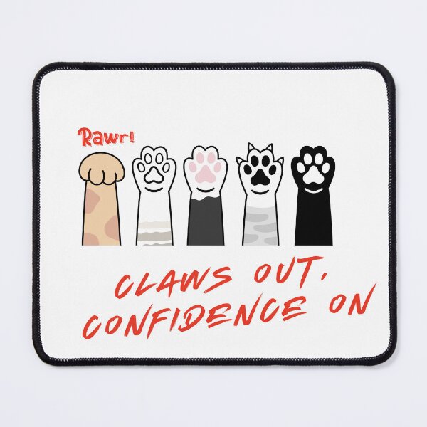 Item preview, Claws Out, Confidence On t-shirt designed and sold by Art-ifacts Clothing.