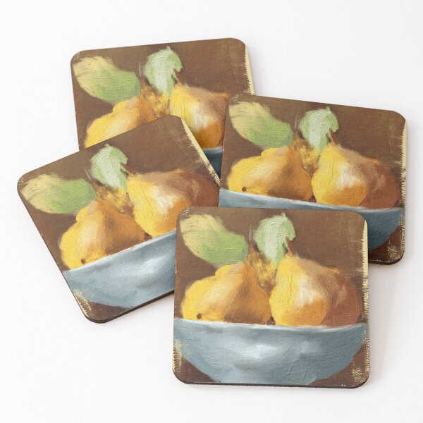 Item preview, Pears in a Blue Bowl by susan lipschutz designed and sold by shaynart.