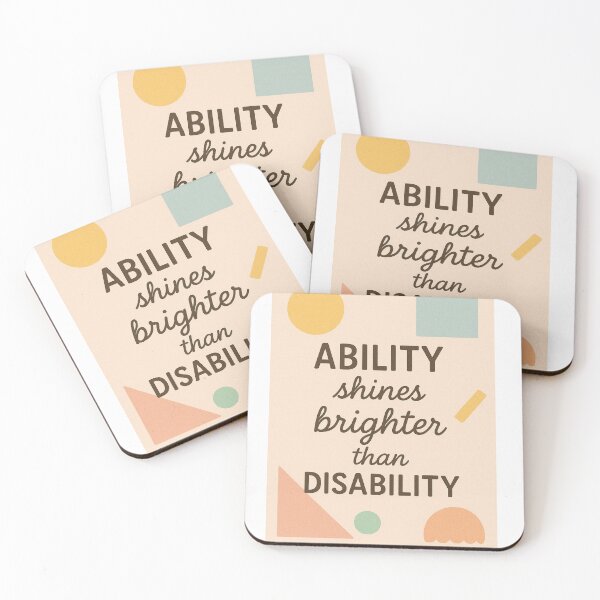 Item preview, Ability Shines brighter than Disability  designed and sold by Al-Ziyyel Studio✨.