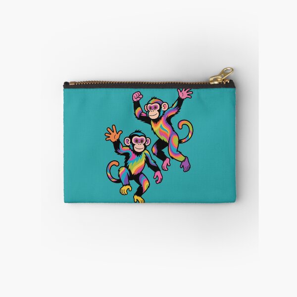 Item preview, Psychedelic Colored Monkeys designed and sold by Ahau Designs.