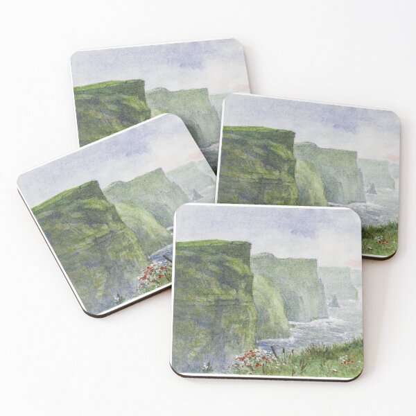 Item preview, The Cliffs of Moher (Aillte an Mhothair) designed and sold by The Drawing Hands | Gfx Craftsman.