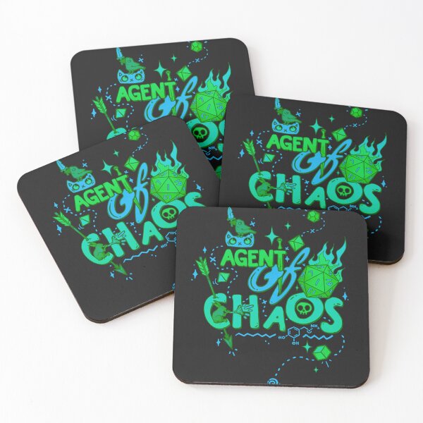 Item preview, Agent of Chaos (in neon green) | Dungeons & Dragons  designed and sold by keyvei.