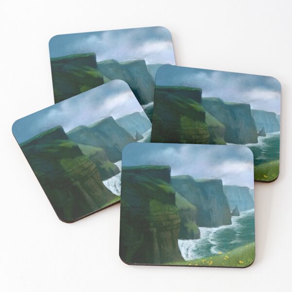 Item preview, The Cliffs of Moher (Aillte an Mhothair) designed and sold by The Drawing Hands | Gfx Craftsman.