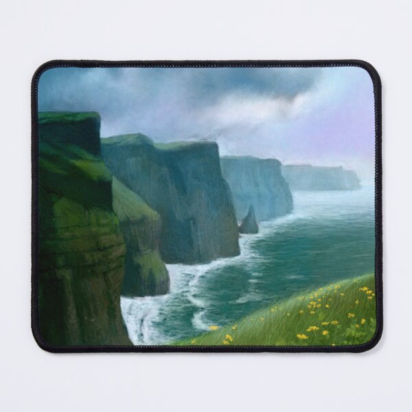 Item preview, The Cliffs of Moher (Aillte an Mhothair) designed and sold by The Drawing Hands | Gfx Craftsman.