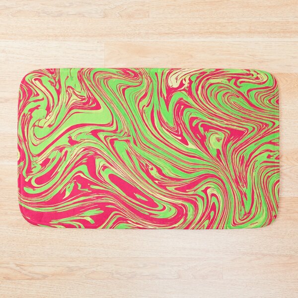 Item preview, Red Green Neon Marble Swirl Pattern designed and sold by SassyArtistry.