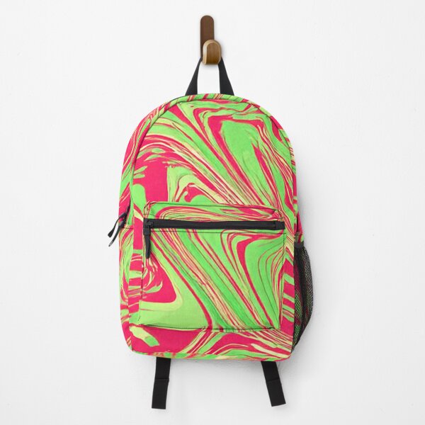 Item preview, Red Green Neon Marble Swirl Pattern designed and sold by SassyArtistry.