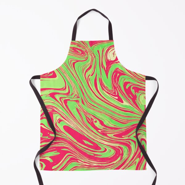 Artikelvorschau, Rot-Grün-Neon-Marmor-Wirbelmuster entworfen und verkauft von SassyArtistry.