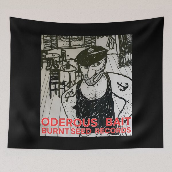 Item preview, Oderous Bait Burnt Seed Records Tee designed and sold by SolonKuhic.