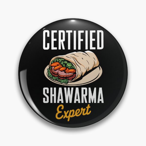 Item preview, Certified Shawarma Expert Food Lover Men Women Kids designed and sold by rafaeltto.