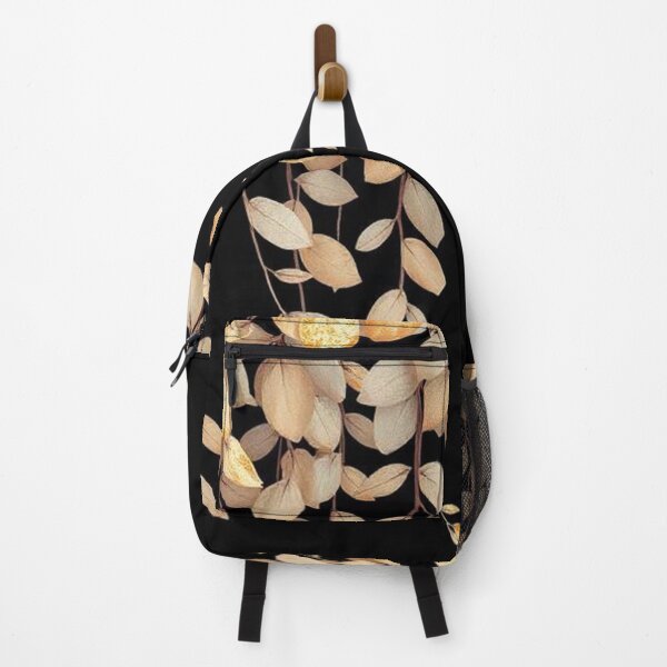 Item preview, Golden Hanging Leaves on Black designed and sold by SassyArtistry.