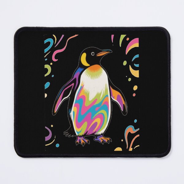 Item preview, Colorful Psychedelic Penguin designed and sold by Ahau Designs.
