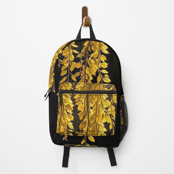 Item preview, Golden Hanging Leaves on Black designed and sold by SassyArtistry.