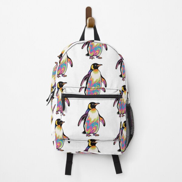 Item preview, Psychedelic Rainbow Penguin designed and sold by Ahau Designs.