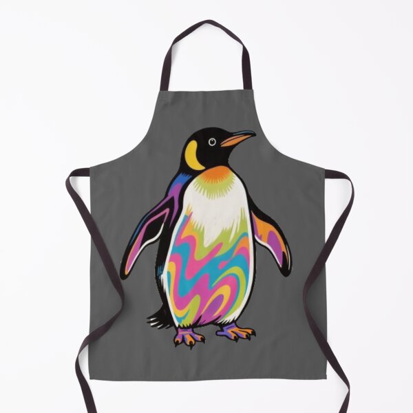 Item preview, Psychedelic Rainbow Penguin designed and sold by Ahau Designs.