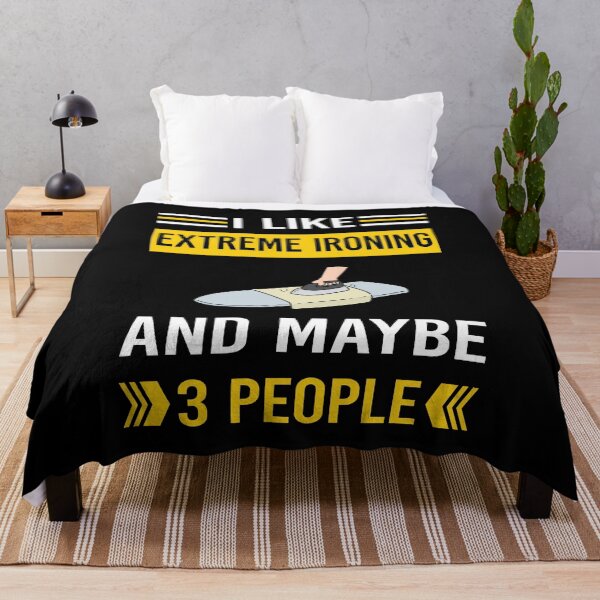 Item preview, I Like 3 People Extreme Ironing designed and sold by xaviajames9.