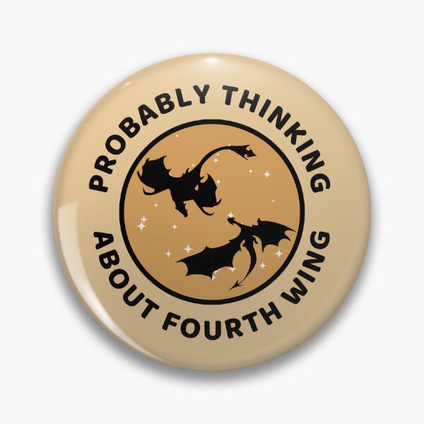 Item preview, probably thinking about fourth wing golden sticker designed and sold by lootsyshop.