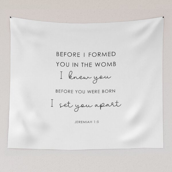 Item preview, Before I Formed You in the Womb, Jeremiah 1:5 designed and sold by corbrand.