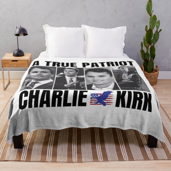Item preview, Charlie Kirk A True Patriot designed and sold by JeyVel.