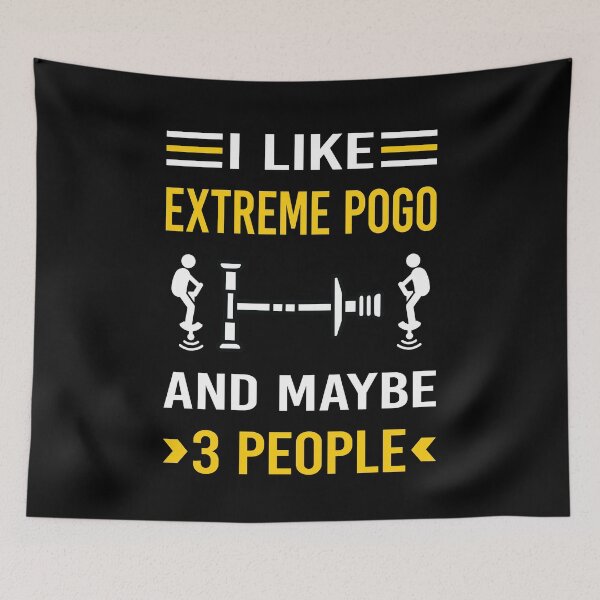 Item preview, I Like 3 People Extreme Pogo designed and sold by maymorto.