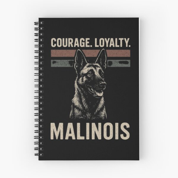 Item preview, Courage.Loyalty.Malinois Design designed and sold by ShamblesShirts.