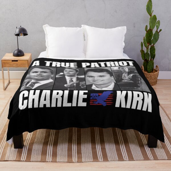 Item preview, Charlie Kirk A True Patriot designed and sold by JeyVel.