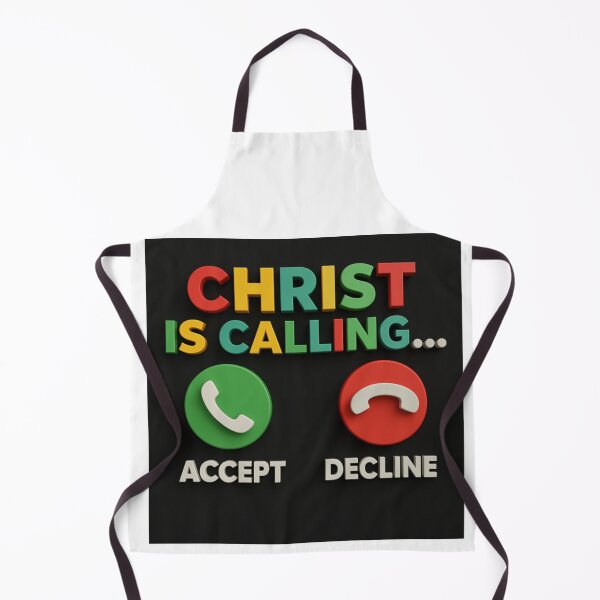 Item preview, Christ Is Calling – Accept or Decline Christian Design designed and sold by GogoVibes.